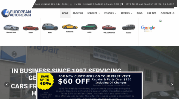 europeanautorepairwalnutcreek.com