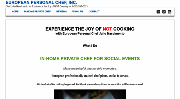 europeanpersonalchef.com