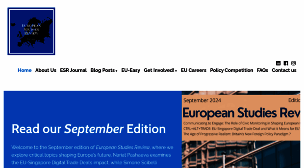 europeanstudiesreview.com