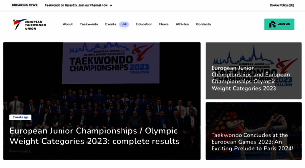 europeantaekwondounion.org