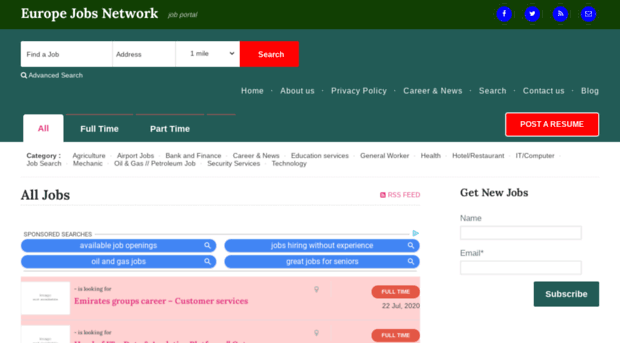europejobsnetwork.com