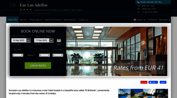 eurostars-las-adelfas.hotel-rez.com