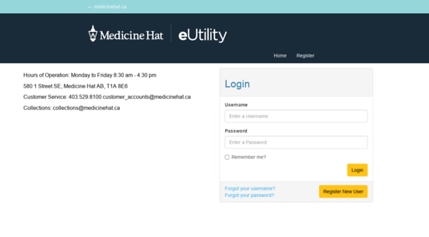 eutility.medicinehat.ca