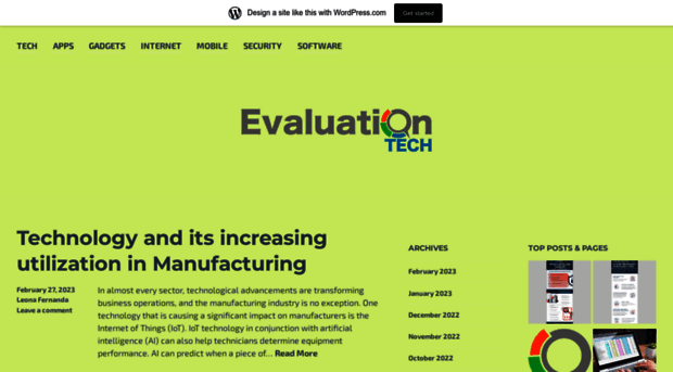 evaluation.tech.blog