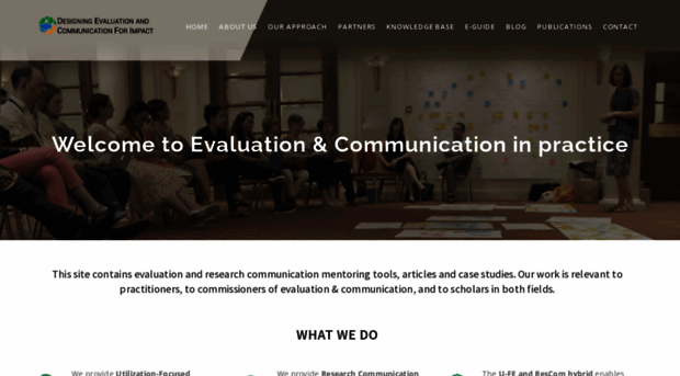 evaluationandcommunicationinpractice.net