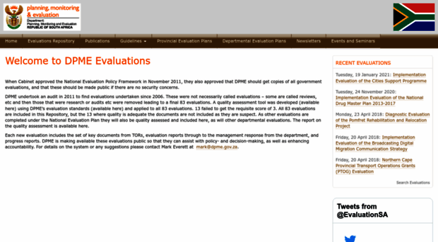 evaluations.dpme.gov.za