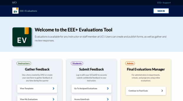 evaluations.eee.uci.edu