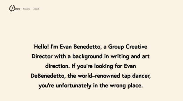 evanbenedetto.com