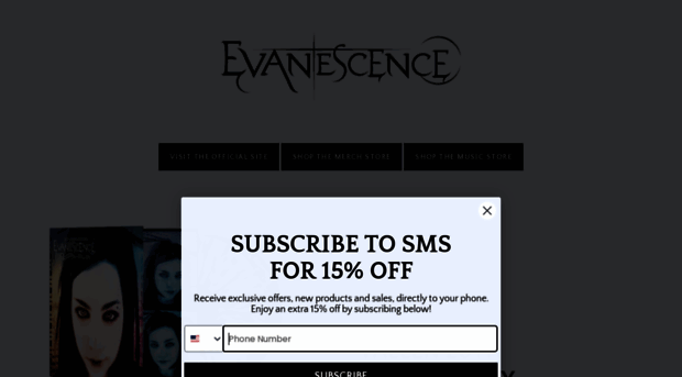 evanescencestore.com