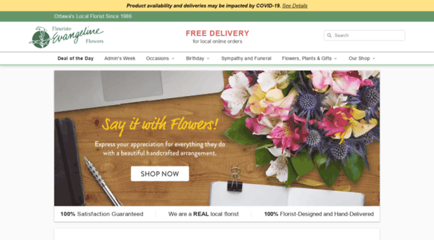 evangelineflowers.com