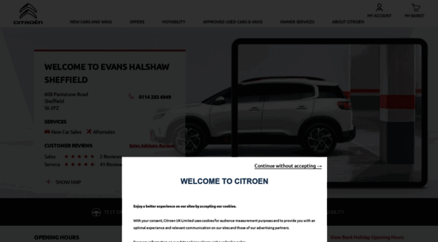 evanshalshawsheffield.citroen.co.uk