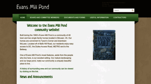 evansmillpond.org