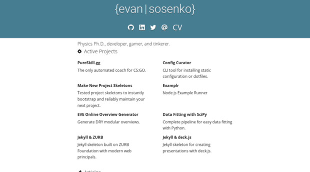 evansosenko.com