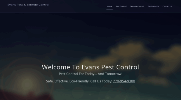 evanspestcontrol.com