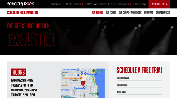 evanston.schoolofrock.com