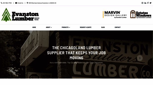 evanstonlumber.com