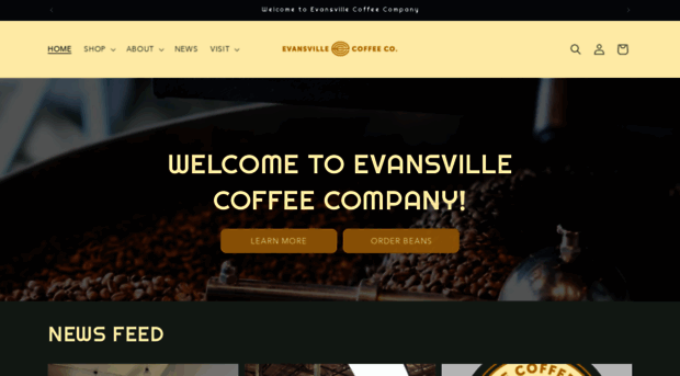 evansvillecoffee.com