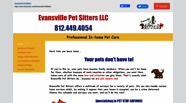 evansvillepetsitter.com