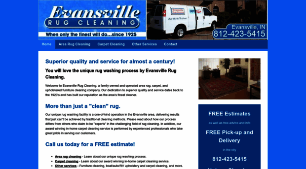 evansvillerugcleaning.com