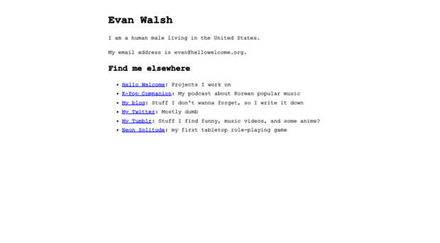 evanwalsh.net