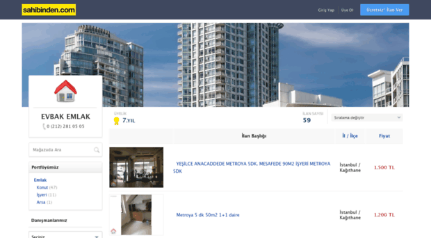 evbakemlak.sahibinden.com
