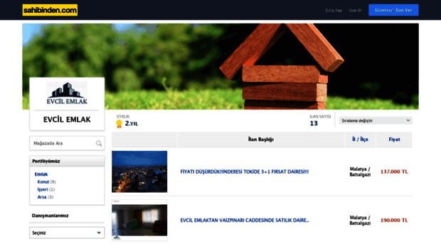 evcilemlakmalatya.sahibinden.com