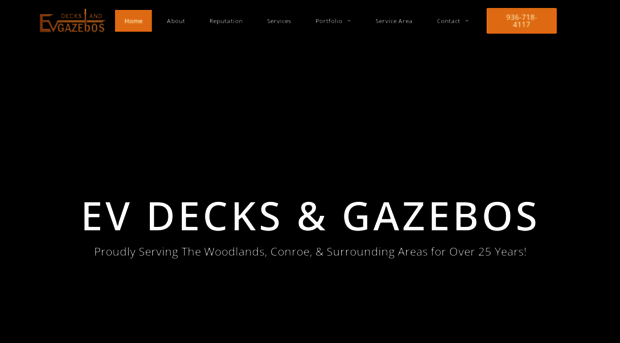 evdecksandgazebos.com