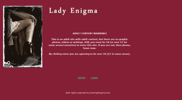 eveningenigma.com