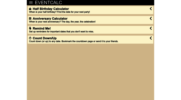 eventcalc.com