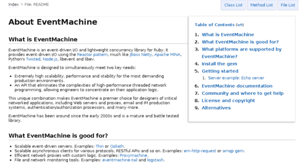 eventmachine.rubyforge.org