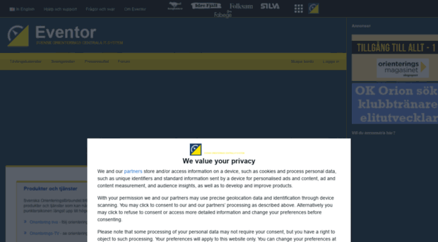 eventor.orientering.se
