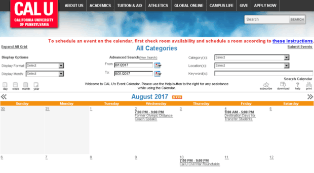 events-calendar.calu.edu