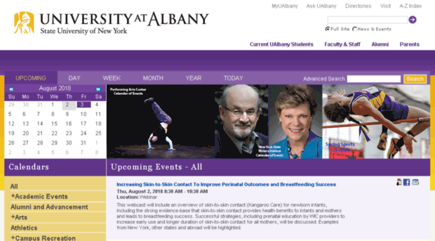 events.albany.edu