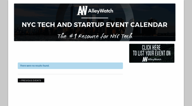 events.alleywatch.com