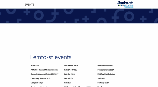 events.femto-st.fr