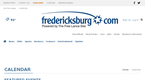 events.fredericksburg.com