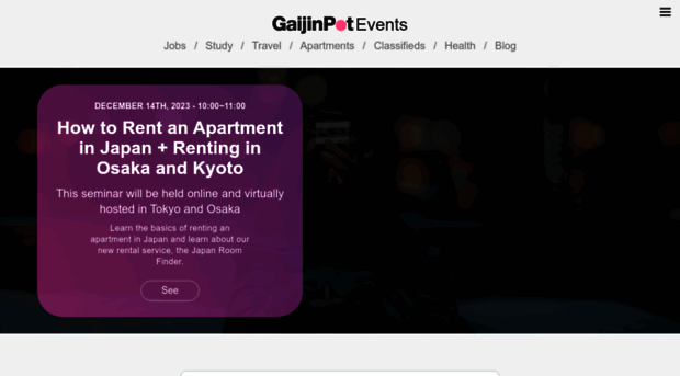 events.gaijinpot.com