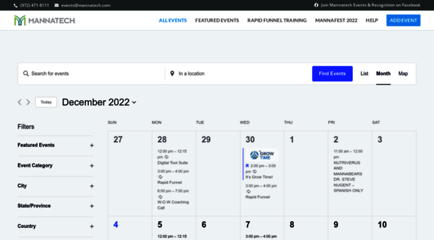 events.mannatech.com