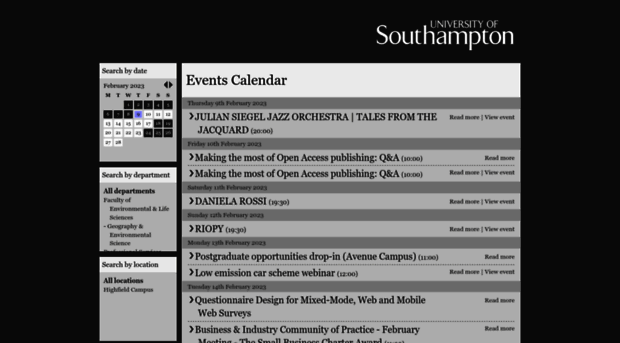 events.southampton.ac.uk