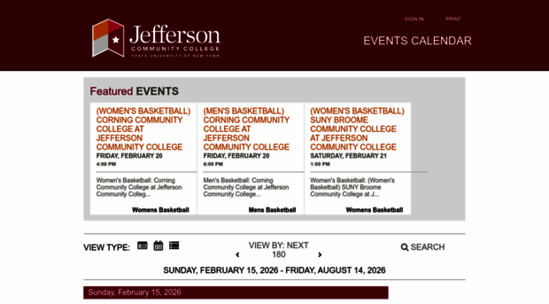 events.sunyjefferson.edu