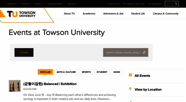 events.towson.edu