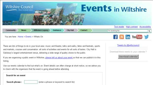 events.wiltshire.gov.uk