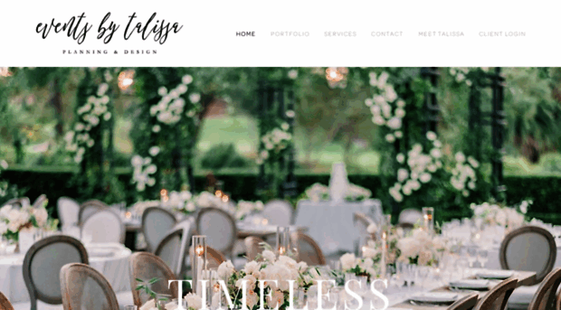 eventsbytalissa.com