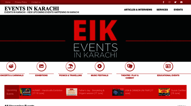 eventsinkarachi.com