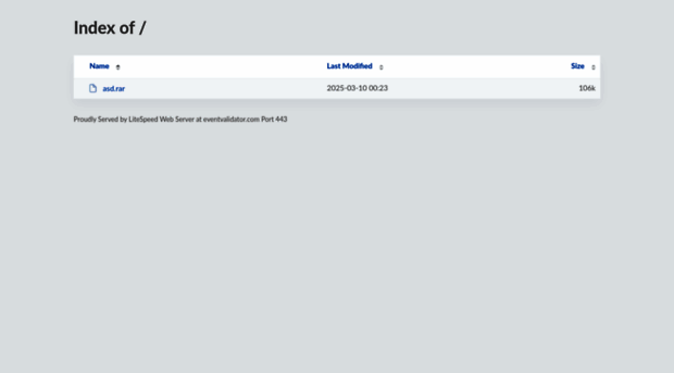 eventvalidator.com