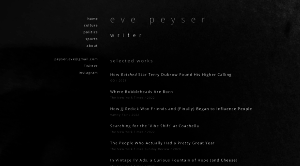 evepeyser.com