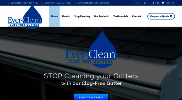 evercleangutter.com