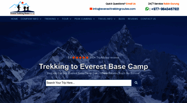 everesttrekkingroutes.com