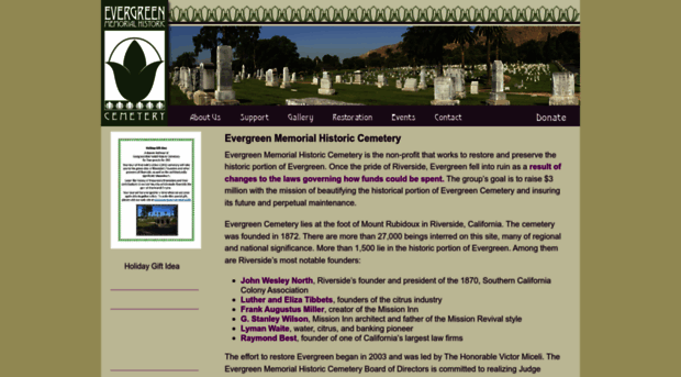 evergreen-cemetery.info