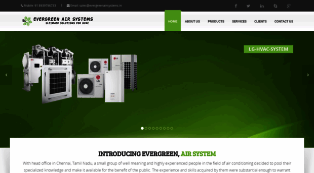 evergreenairsystems.in